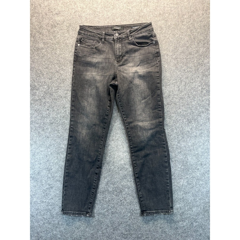 Judy Blue Jeans Women's 7 28‎ Boyfriend Fit Mid Rise Black Stretch Denim